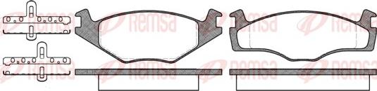 Remsa 0171.10 - Brake Pad Set, disc brake car-mod.net