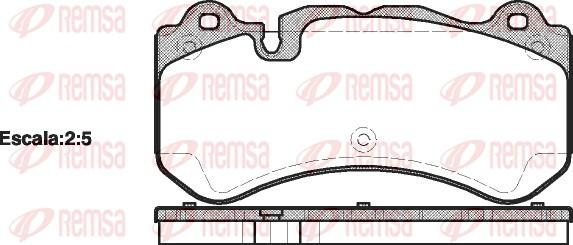 Akebono AN-7105K - Brake Pad Set, disc brake car-mod.net