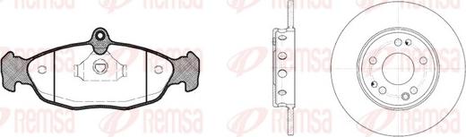 Remsa 8393.01 - Brake Set, disc brakes car-mod.net