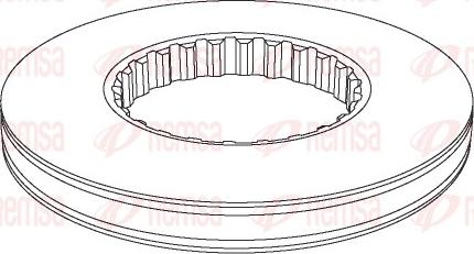 Remsa NCA1146.10 - Brake Disc car-mod.net