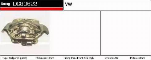 Remy DC80623 - Brake Caliper car-mod.net