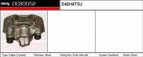 Remy DC80052 - Brake Caliper car-mod.net
