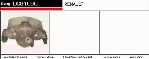 Remy DC81090 - Brake Caliper car-mod.net