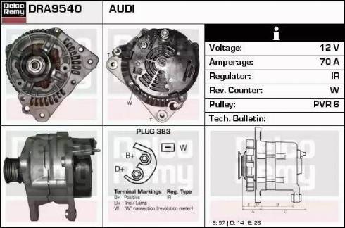 Remy DRA9540 - Alternator car-mod.net