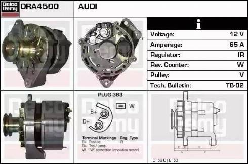 Remy DRA4500 - Alternator car-mod.net