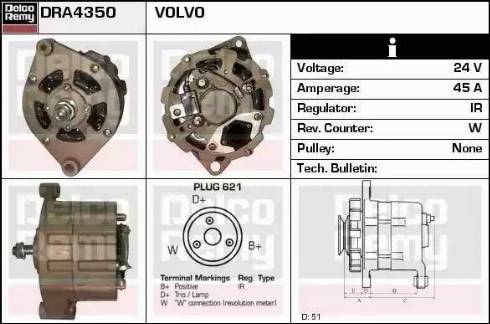 Remy DRA4350 - Alternator car-mod.net