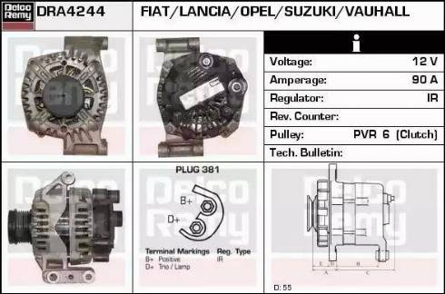 Remy DRA4244 - Alternator car-mod.net