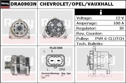 Remy DRA0903N - Alternator car-mod.net