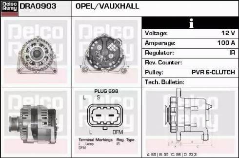 Remy DRA0903 - Alternator car-mod.net