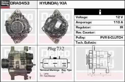 Remy DRA0453 - Alternator car-mod.net