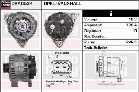 Remy DRA0534 - Alternator car-mod.net