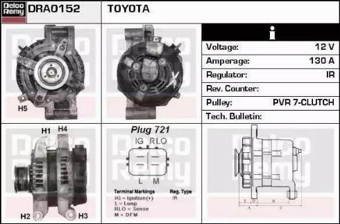 Remy DRA0152 - Alternator car-mod.net