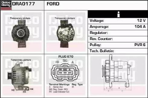 Remy DRA0177 - Alternator car-mod.net