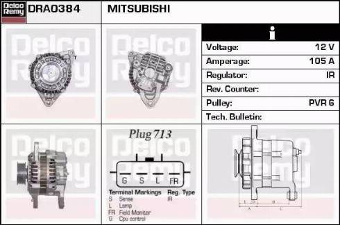 Remy DRA0384 - Alternator car-mod.net