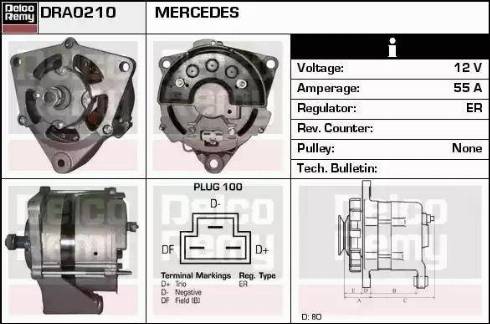 Remy DRA0210 - Alternator car-mod.net