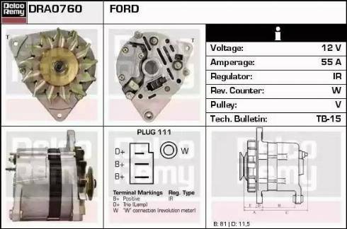 Remy DRA0760 - Alternator car-mod.net