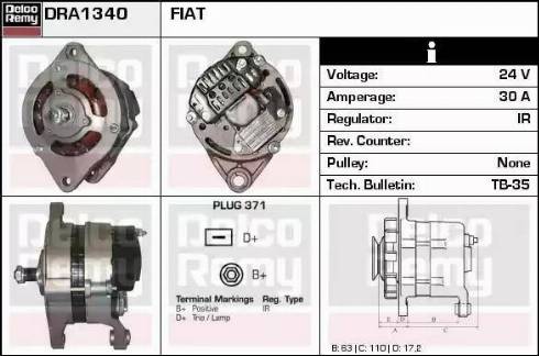 Remy DRA1340 - Alternator car-mod.net
