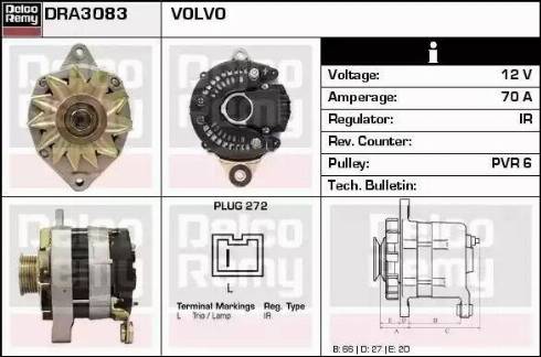 Remy DRA3083 - Alternator car-mod.net