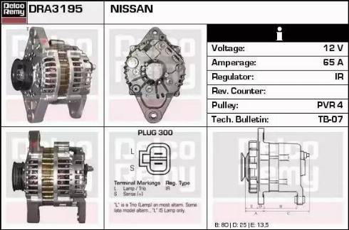 Remy DRA3195 - Alternator car-mod.net
