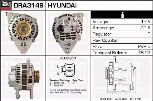 Remy DRA3149 - Alternator car-mod.net