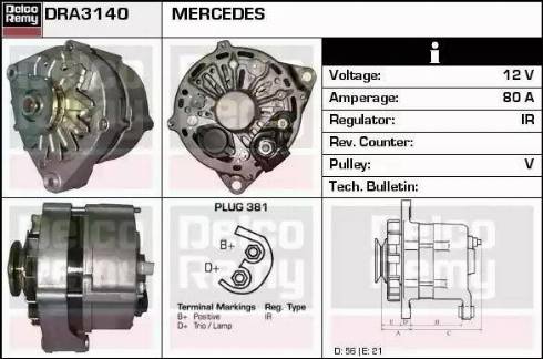 Remy DRA3140 - Alternator car-mod.net
