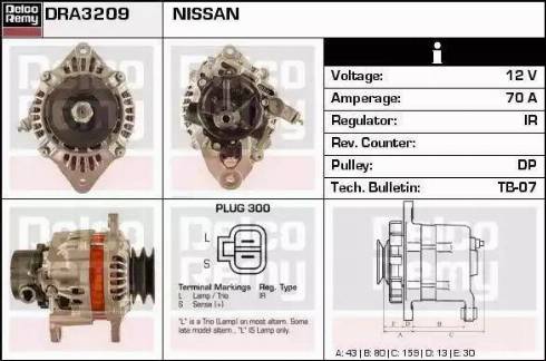 Remy DRA3209 - Alternator car-mod.net
