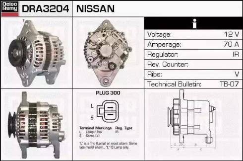 Remy DRA3204N - Alternator car-mod.net