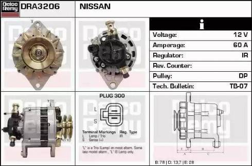 Remy DRA3206 - Alternator car-mod.net
