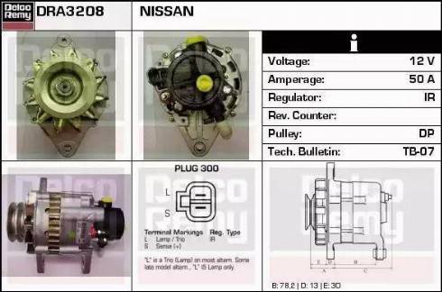 Remy DRA3208 - Alternator car-mod.net