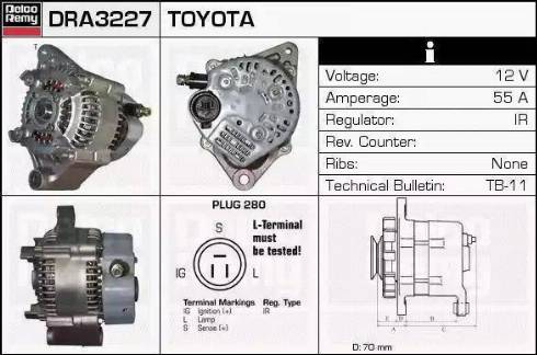 Remy DRA3666 - Alternator car-mod.net