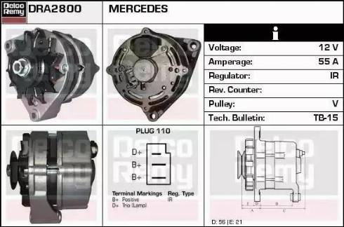 Remy DRA2800 - Alternator car-mod.net
