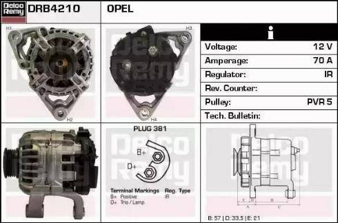 Remy DRB4210 - Alternator car-mod.net