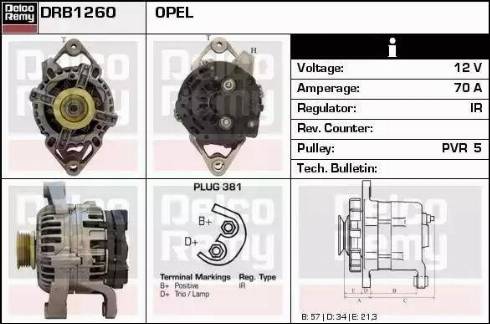 Remy DRB1260 - Alternator car-mod.net