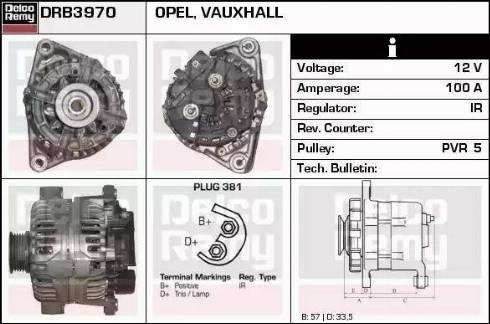 Remy DRB3970 - Alternator car-mod.net