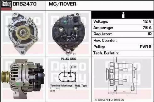 Remy DRB2470 - Alternator car-mod.net