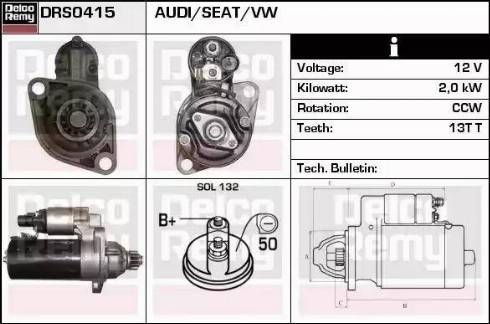 Remy DRS0415 - Starter car-mod.net