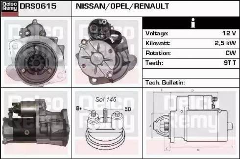 Remy DRS0615 - Starter car-mod.net