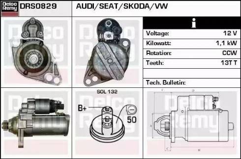Remy DRS0829 - Starter car-mod.net