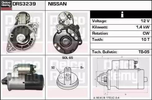 Remy DRS3470 - Starter car-mod.net
