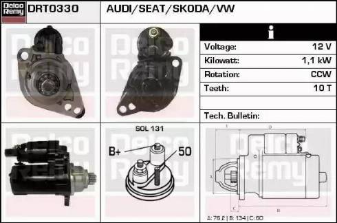 Remy DRT0330 - Starter car-mod.net