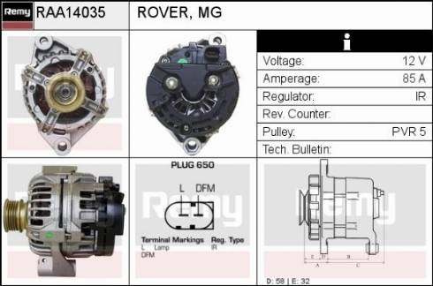 Remy RAA14035 - Alternator car-mod.net