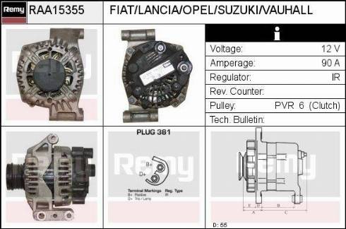 Remy RAA15355 - Alternator car-mod.net