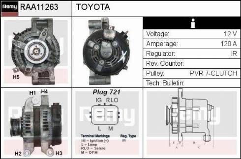 Remy RAA11263 - Alternator car-mod.net