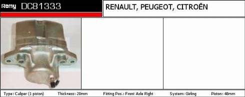 Remy RAB92444 - Brake Caliper car-mod.net