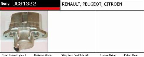 Remy RAB92443 - Brake Caliper car-mod.net