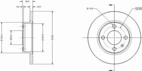 Remy RAD1622C - Brake Disc car-mod.net