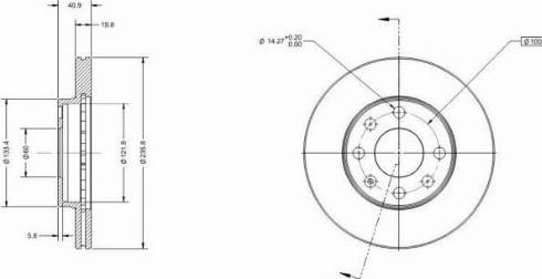 Remy RAD1069C - Brake Disc car-mod.net