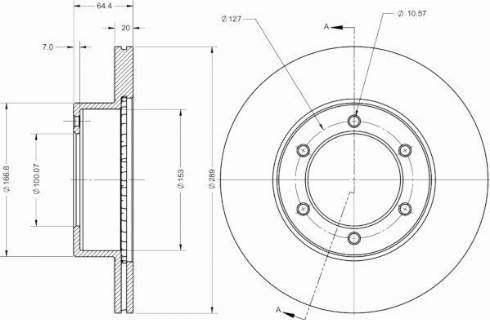 Remy RAD2516C - Brake Disc car-mod.net