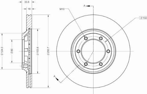 Remy RAD2829C - Brake Disc car-mod.net