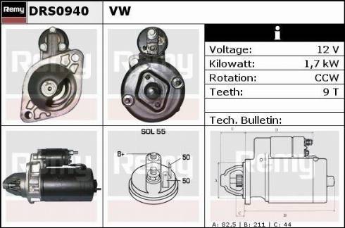 Remy RAS31051 - Starter car-mod.net